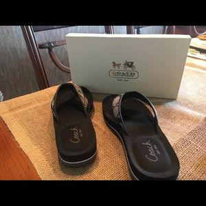 Coach flip flops
